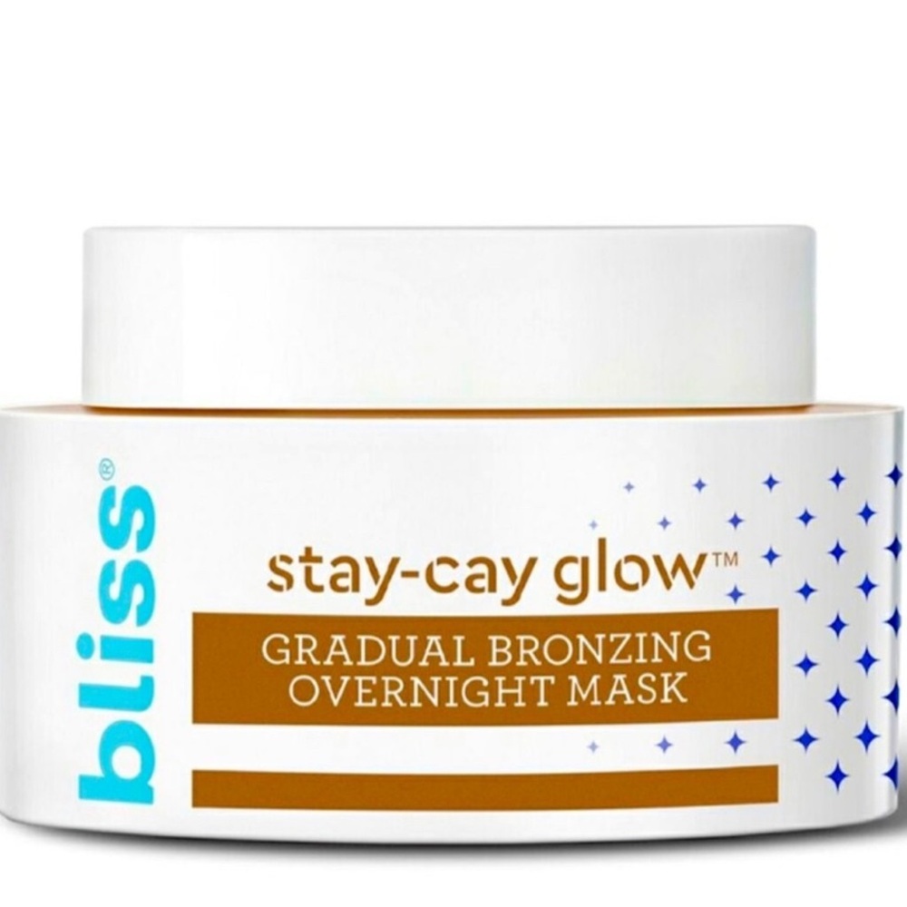 ☀️ BLISS Stay-Cay Glow Gradual Bronzing Self Tanning Overnight Mask-New/Sealed☀️